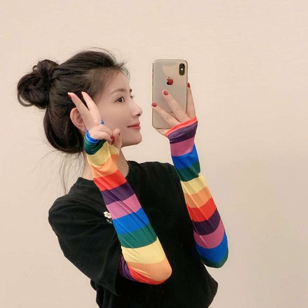ice silk sleeves sunscreen gloves women's ultraviolet thin lengthened summer ice lovely rainbow arm cool sleeve
ice silk sleeves sunscreen gloves women's ultraviolet thin lengthened summer ice lovely rainbow arm cool sleeve