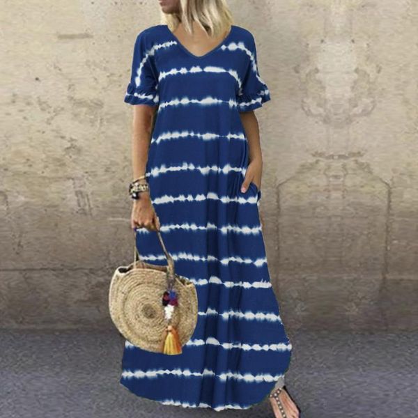 casual dresses women fashion round neck short sleeve stripe print dress autumn winter evening party maxi vestidos, Black;gray
casual dresses women fashion round neck short sleeve stripe print dress autumn winter evening party maxi vestidos, Black;gray