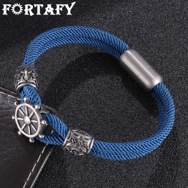 charm bracelets fortafy navy style men women milan rope chain bracelet stainless steel rudder magnet buckle handmade bangles jewelry fr1159, Golden;silver
charm bracelets fortafy navy style men women milan rope chain bracelet stainless steel rudder magnet buckle handmade bangles jewelry fr1159, Golden;silver