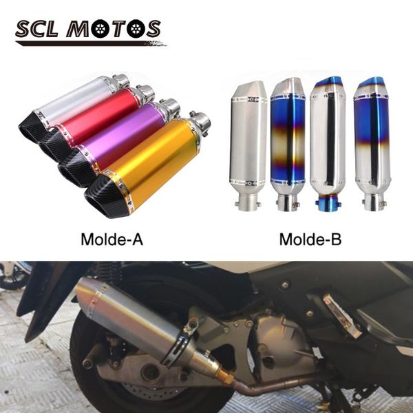 motorcycle exhaust system scl racing universal 50.8mm stainless steel muffler pipe with db killer for fz6 cbr250 cb600 mt07 r6 r1 
motorcycle exhaust system scl racing universal 50.8mm stainless steel muffler pipe with db killer for fz6 cbr250 cb600 mt07 r6 r1
