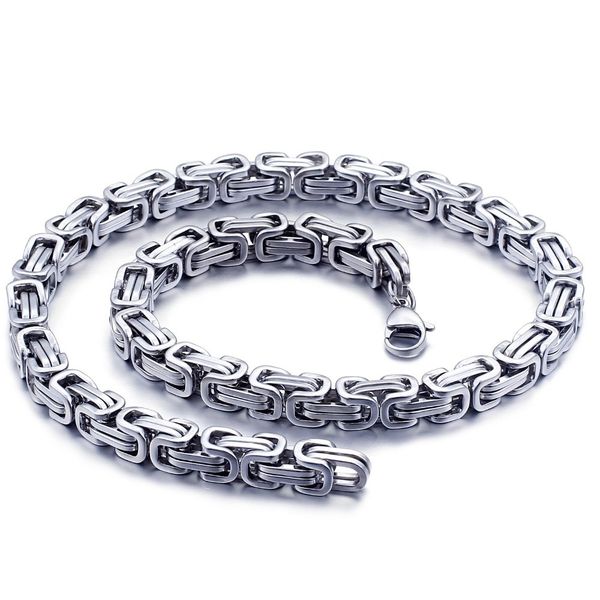 mens box bracelets necklaces thick link chain stainless steel cool set for men women 5/6/8mm, Silver
mens box bracelets necklaces thick link chain stainless steel cool set for men women 5/6/8mm, Silver