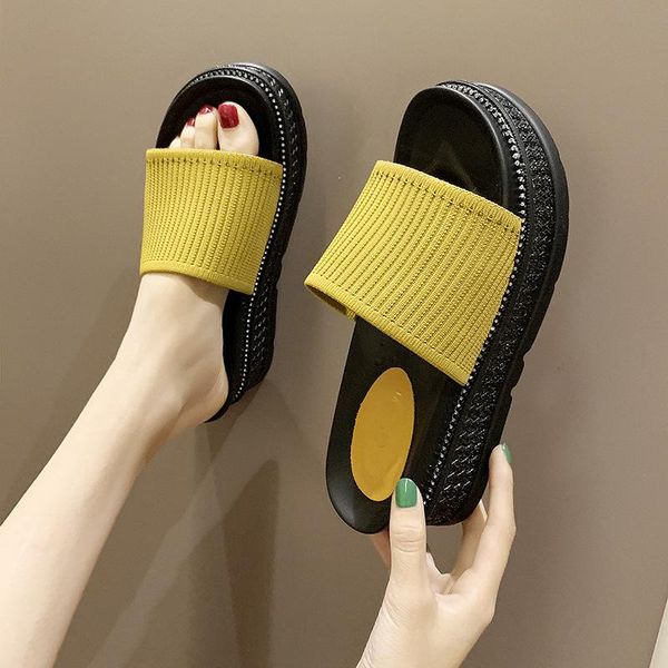 slippers woven women platform slipper summer toe outdoor walking flip flop 2021 korean fashion flat casual slides thick sole sandals, Black
slippers woven women platform slipper summer toe outdoor walking flip flop 2021 korean fashion flat casual slides thick sole sandals, Black