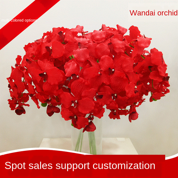 decorative flowers & wreaths silk vanda simulation flower bouquet european style home furnishing decoration 10 pack
decorative flowers & wreaths silk vanda simulation flower bouquet european style home furnishing decoration 10 pack