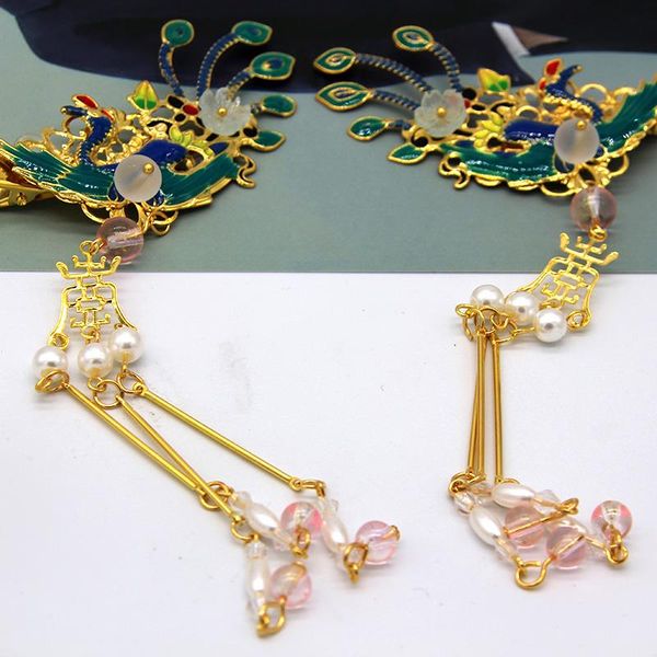 2pcs aristocratic golden peacock senior hairpin hair accessories pins children women, Slivery;white
2pcs aristocratic golden peacock senior hairpin hair accessories pins children women, Slivery;white
