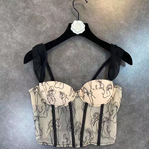 women's tanks & camis 2021 women spaghetti strap mesh corset crop french style vintage embroidery bustier camisole v-neck boned tan, White
women's tanks & camis 2021 women spaghetti strap mesh corset crop french style vintage embroidery bustier camisole v-neck boned tan, White