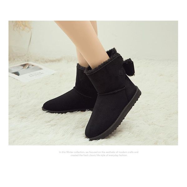 boots women botas mujer fashion faux fur winter snow and butterfly bow warm fuax ankle for, Black
boots women botas mujer fashion faux fur winter snow and butterfly bow warm fuax ankle for, Black