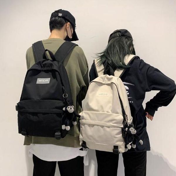 backpack large capacity solid color men women simple female shoulder bag laptravel mochila
backpack large capacity solid color men women simple female shoulder bag laptravel mochila