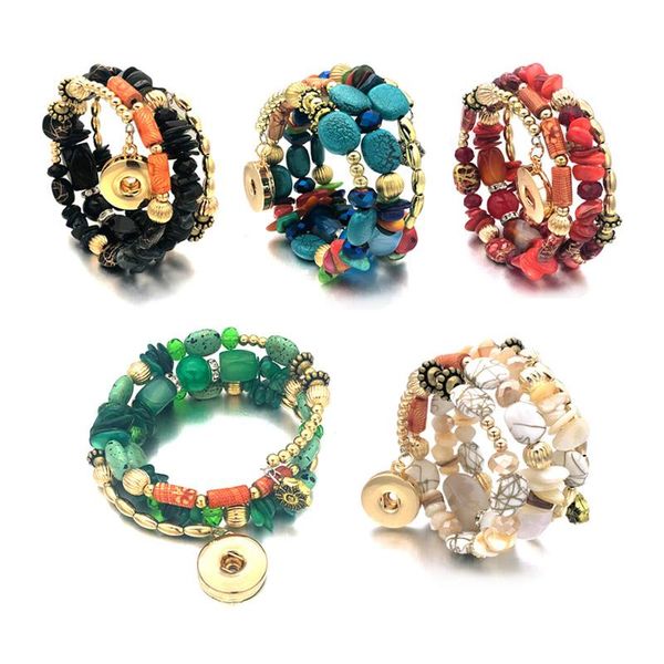 natural stone 017 interchangeable crystal bangle candy colors beads stretch metal bracelet 18mm snap button jewelry women gift beaded, stran, Black
natural stone 017 interchangeable crystal bangle candy colors beads stretch metal bracelet 18mm snap button jewelry women gift beaded, stran, Black