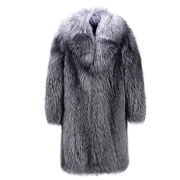 men's fur & faux s-5xl fashion high imitation trench coat thickness long overcoat winter men clothing, Black
men's fur & faux s-5xl fashion high imitation trench coat thickness long overcoat winter men clothing, Black