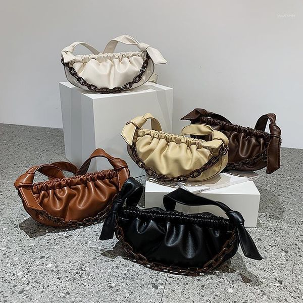 evening bags brand knotted handbags chain shoulder bag for women designer pleated cloud pu leather crossbody dumpling tote sac à main
evening bags brand knotted handbags chain shoulder bag for women designer pleated cloud pu leather crossbody dumpling tote sac à main