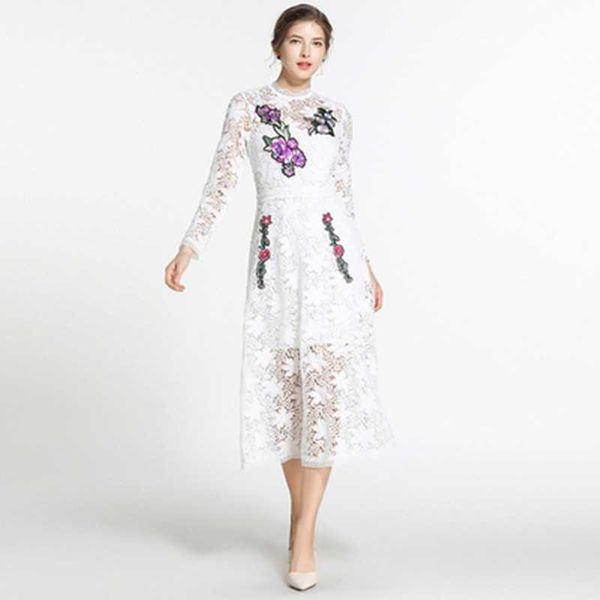 spring elegant flower mesh embroidered dres's luxury multicolor lace party vintage vestido 210603, Black;gray
spring elegant flower mesh embroidered dres's luxury multicolor lace party vintage vestido 210603, Black;gray