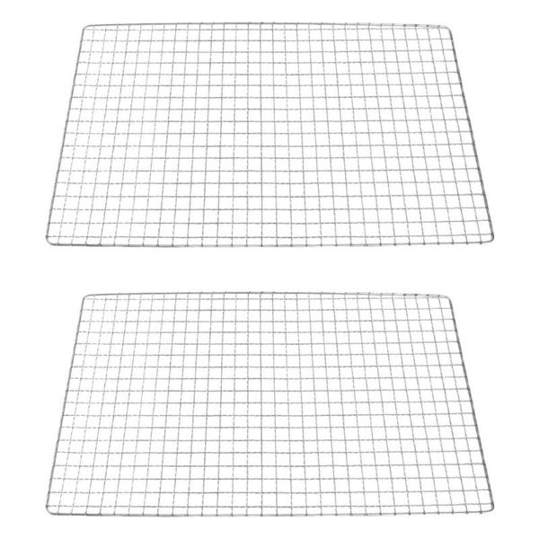 tools & accessories 2pc barbecue wire meshes multi-function grill cooking grids bbq nets (silver)
tools & accessories 2pc barbecue wire meshes multi-function grill cooking grids bbq nets (silver)