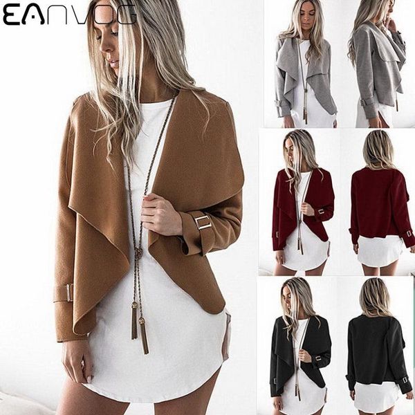 autumn winter women's short coat woolen jacket ruffled belt lapel ladies turn down collar cardigan oversized clothing women jackets, Black;brown
autumn winter women's short coat woolen jacket ruffled belt lapel ladies turn down collar cardigan oversized clothing women jackets, Black;brown