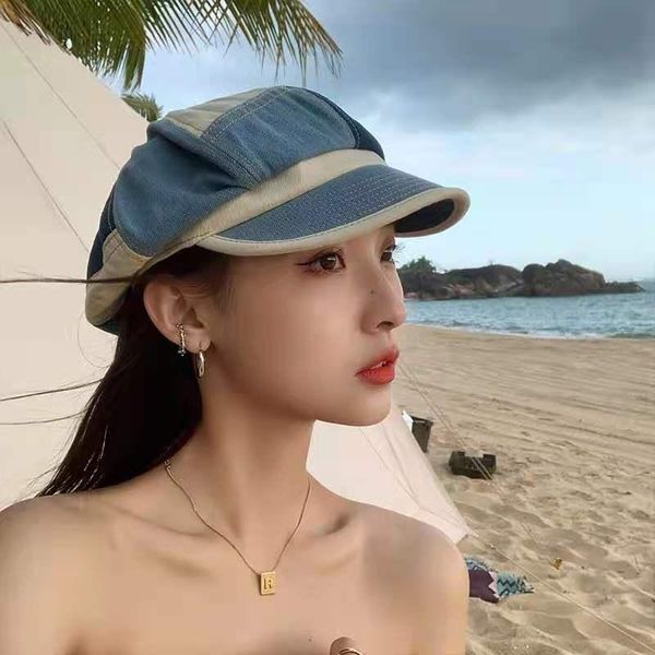 outdoor hats beach caps duck tongue beret hat female spring summer japanese british retro trend color denim octagonal painter, Black;white
outdoor hats beach caps duck tongue beret hat female spring summer japanese british retro trend color denim octagonal painter, Black;white