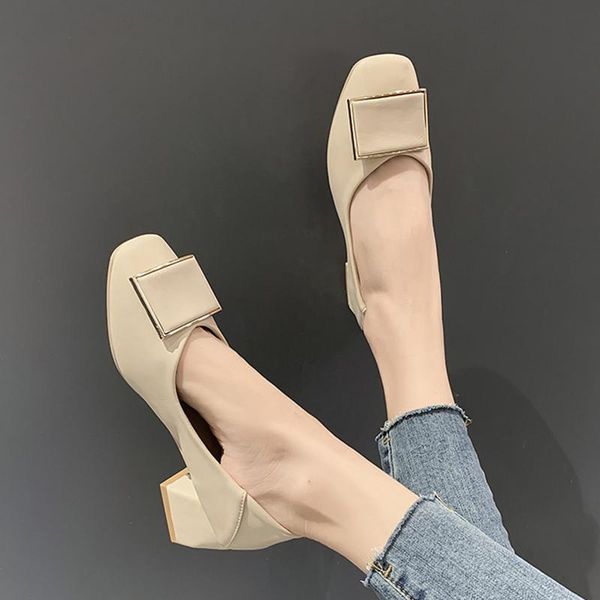 dress shoes plus size 35-42 women pumps square buckle boat metal slip on for female ol office lady 8244g, Black
dress shoes plus size 35-42 women pumps square buckle boat metal slip on for female ol office lady 8244g, Black