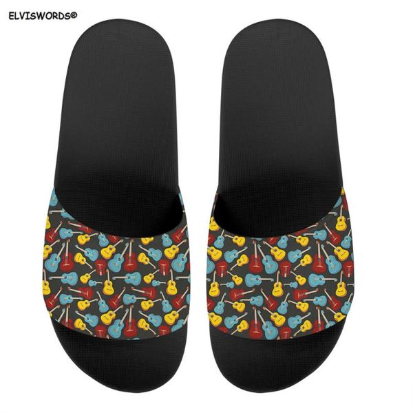 electric guitar design summer sliders for women comfortable casual house ladies slides soft indoor woman's slippers, Black
electric guitar design summer sliders for women comfortable casual house ladies slides soft indoor woman's slippers, Black