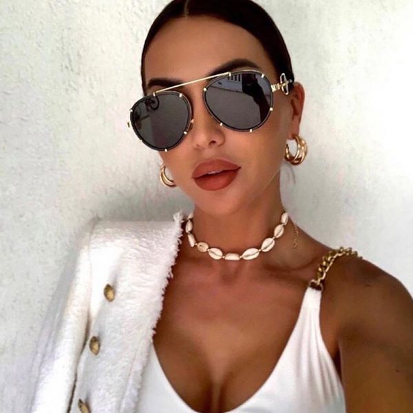 sunglasses pilot metal frame women grey lens fashion style lady eyewear with headband, White;black
sunglasses pilot metal frame women grey lens fashion style lady eyewear with headband, White;black