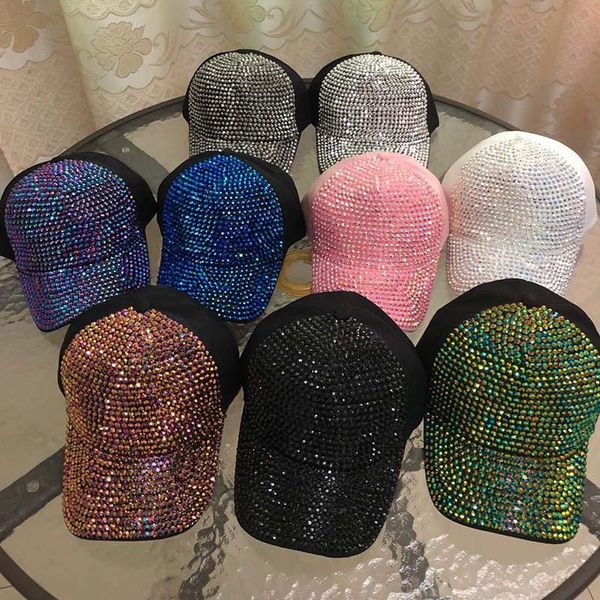 in spring and summer of 2021, cap with glossy color diamond inlaid baseball is versatile for travel sunscreen beanies
in spring and summer of 2021, cap with glossy color diamond inlaid baseball is versatile for travel sunscreen beanies