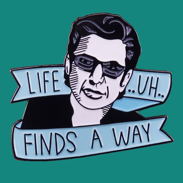 pins, brooches life uh finds a way lapel enamel pins brooch collecting metal badges men women backpack hat collar fashion jewelry gifts ador, Gray
pins, brooches life uh finds a way lapel enamel pins brooch collecting metal badges men women backpack hat collar fashion jewelry gifts ador, Gray