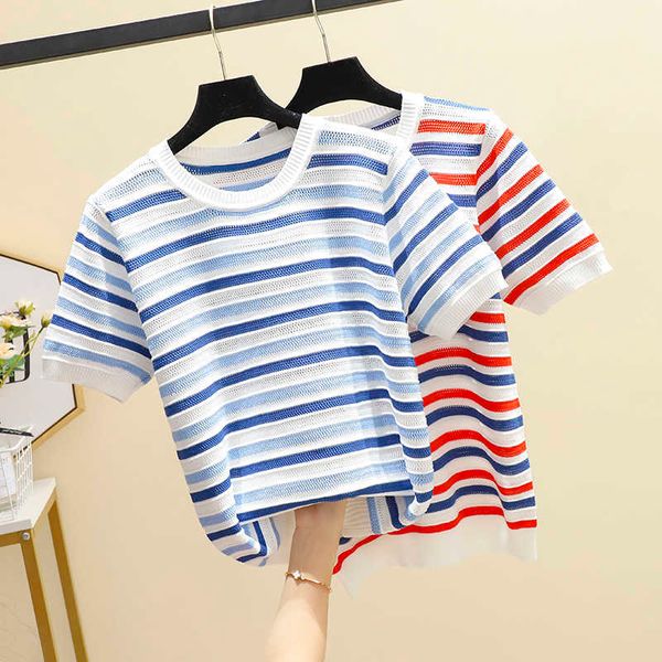 l-4xl plus size women summer basic thin sweater pullover loose casual stripe kint oversized t shirt female pull jumper 210604, White;black
l-4xl plus size women summer basic thin sweater pullover loose casual stripe kint oversized t shirt female pull jumper 210604, White;black