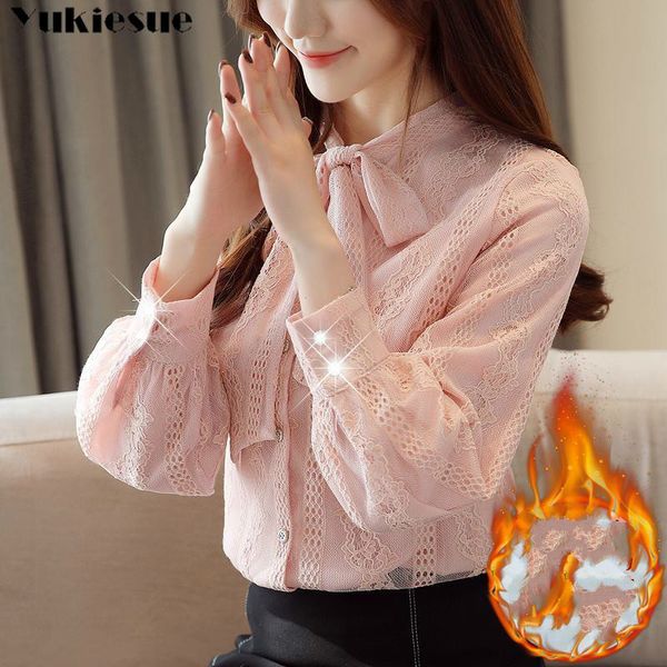 winter warm women blouse shirt lace elegant office work womens fashion long puff sleeve ruffles bow blouses formal blusas 210518, White
winter warm women blouse shirt lace elegant office work womens fashion long puff sleeve ruffles bow blouses formal blusas 210518, White