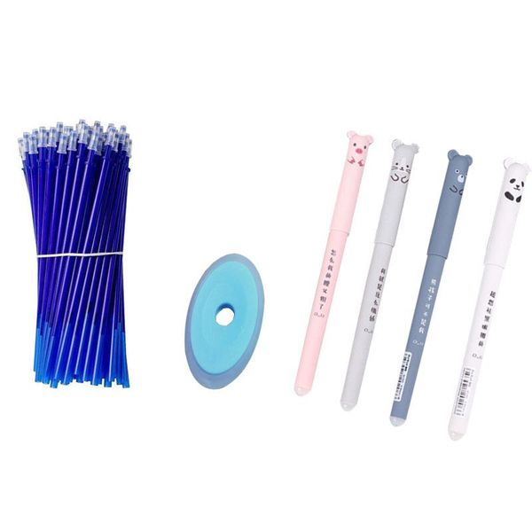 gel pens 55pcs/set animals panda erasable pen suit 0.5mm refills rods washable handle school office stationery supplies 
gel pens 55pcs/set animals panda erasable pen suit 0.5mm refills rods washable handle school office stationery supplies