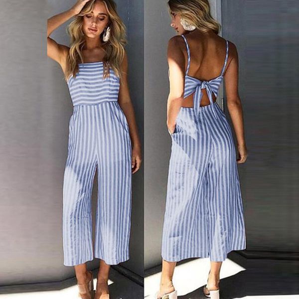 women's jumpsuits & rompers strapless striped printed for women nice wide leg and romper elegant back tie bow one piece overalls mujer, Black;white
women's jumpsuits & rompers strapless striped printed for women nice wide leg and romper elegant back tie bow one piece overalls mujer, Black;white