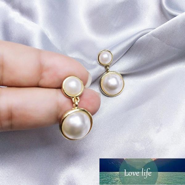 charm sweet love double round pearl earrings trend korean joker statement jewelry girls fashion new dangle drop earrings gifts, Silver
charm sweet love double round pearl earrings trend korean joker statement jewelry girls fashion new dangle drop earrings gifts, Silver