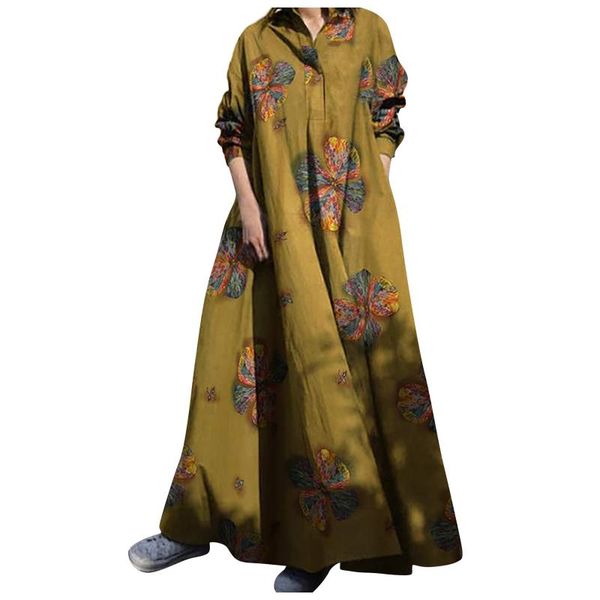 casual dresses women's fashion plus size long sleeve pocket print color button neck shirt ankle dress for women autumn 2021, Black;gray
casual dresses women's fashion plus size long sleeve pocket print color button neck shirt ankle dress for women autumn 2021, Black;gray