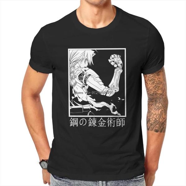 men's t-shirts fullmetal alchemist anime t shirt vintage punk tshirt men cotton o-neck hip hop tees streetwear harajuku, White;black
men's t-shirts fullmetal alchemist anime t shirt vintage punk tshirt men cotton o-neck hip hop tees streetwear harajuku, White;black
