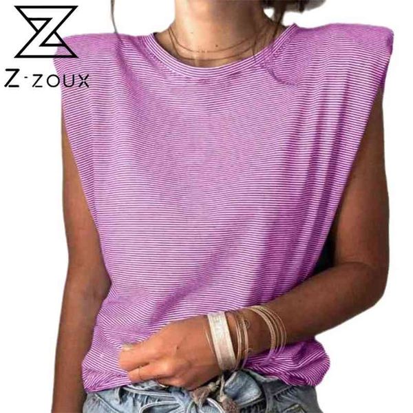women t shirt sleeveless pad shoulder striped tee female loose tshirts all match tshirt bottoming summer 210513, White
women t shirt sleeveless pad shoulder striped tee female loose tshirts all match tshirt bottoming summer 210513, White