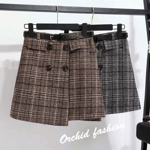 skirts fashion plaid woolen skirt female 2021 high waist a-line natural casual cotton, Black
skirts fashion plaid woolen skirt female 2021 high waist a-line natural casual cotton, Black