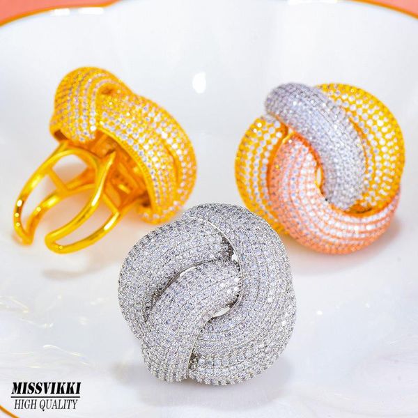 cluster rings missvikki african dubai luxury noble big ring open adjustable for women party show attractive gift fingers jewelry, Golden;silver
cluster rings missvikki african dubai luxury noble big ring open adjustable for women party show attractive gift fingers jewelry, Golden;silver