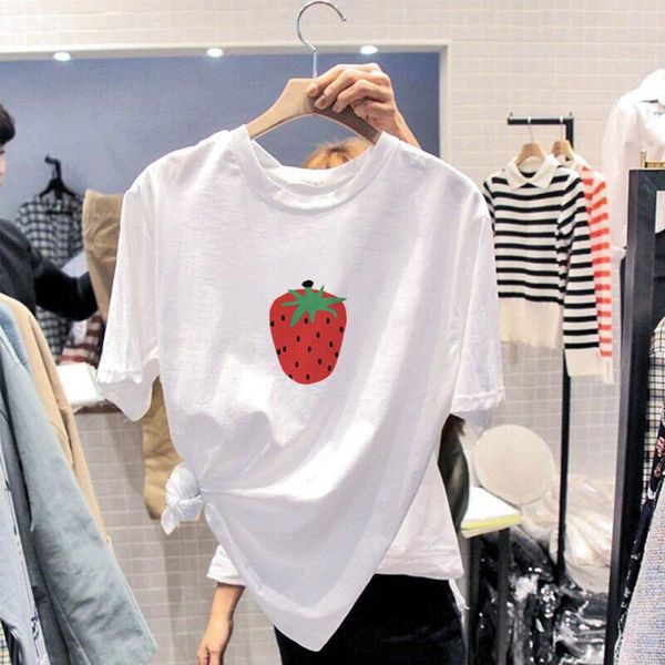 women's t-shirt summer clothes for women short sleeve harajuku o-neck woman strawberry oversized white t shirt fy001
women's t-shirt summer clothes for women short sleeve harajuku o-neck woman strawberry oversized white t shirt fy001