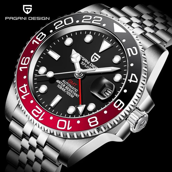 wristwatches pagani design brand men automatic watch waterproof sports mechanical wristwatch reloj hombre luxury stainless steel gmt, Slivery;brown
wristwatches pagani design brand men automatic watch waterproof sports mechanical wristwatch reloj hombre luxury stainless steel gmt, Slivery;brown