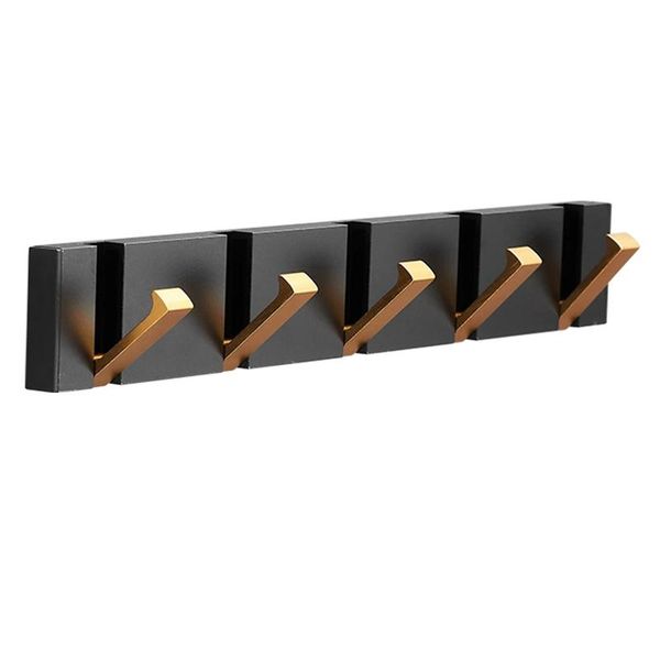 hooks & rails folding towel hanger 2ways installation wall coat clothes holder for bathroom kitchen bedroom hallway, black gold
hooks & rails folding towel hanger 2ways installation wall coat clothes holder for bathroom kitchen bedroom hallway, black gold