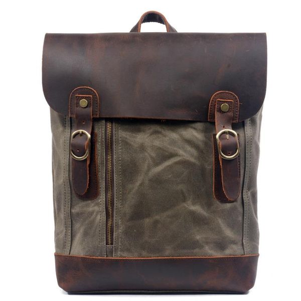backpack men's shoulder bag anti-theft computer waterproof canvas retro vintage outdoor travel mountaineering
backpack men's shoulder bag anti-theft computer waterproof canvas retro vintage outdoor travel mountaineering