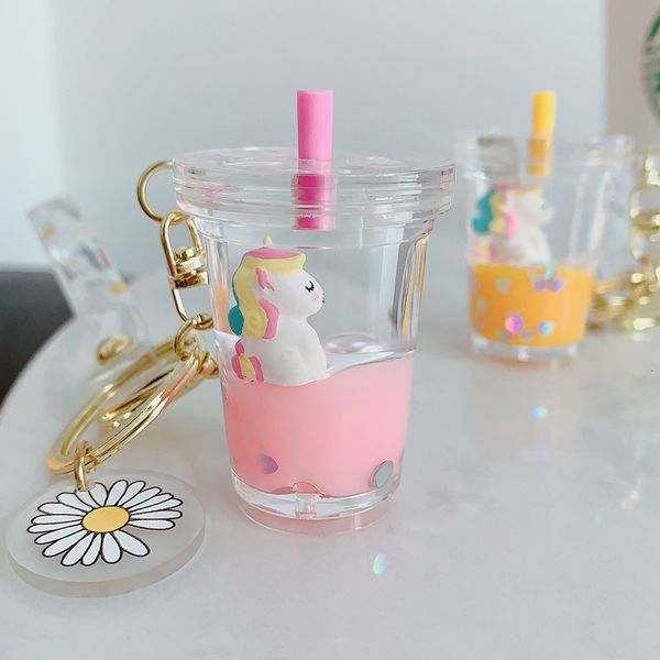 keyring keychain creative personality cute little daisy unicorn milk tea bottle key chain net red ins small bag pendant, Silver
keyring keychain creative personality cute little daisy unicorn milk tea bottle key chain net red ins small bag pendant, Silver