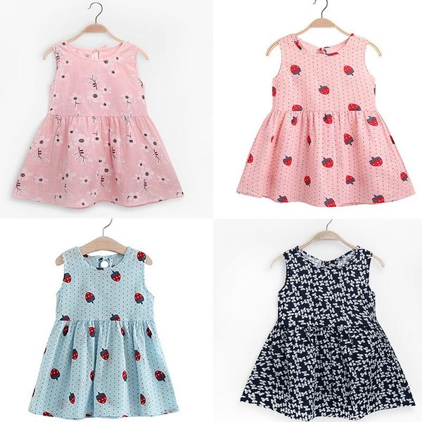 girl's dresses sleeveless dress for girl kids summer flower print cute skirts children back lace fashion clothing sundress style, Red;yellow
girl's dresses sleeveless dress for girl kids summer flower print cute skirts children back lace fashion clothing sundress style, Red;yellow