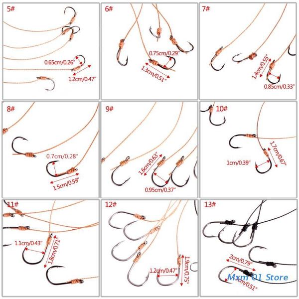 fishing hooks stainless steel tackle lures string rigs swivel fishhooks with 5 hook
fishing hooks stainless steel tackle lures string rigs swivel fishhooks with 5 hook