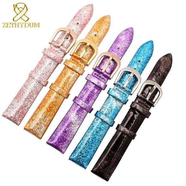watch bands glittering genuine leather bracelet high gloss paint woman fashion light watchband wristwatches band small strap, Black;brown
watch bands glittering genuine leather bracelet high gloss paint woman fashion light watchband wristwatches band small strap, Black;brown