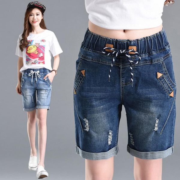 women summer students denim shorts female five points wide leg harem trousers straight leisure women's jeans, Blue
women summer students denim shorts female five points wide leg harem trousers straight leisure women's jeans, Blue