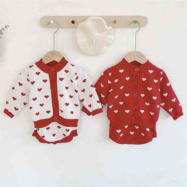 autumn kids girl suit clothes infant baby girls loving heart rompers + long sleeve coat clothing sets 0-3yrs 210521, White
autumn kids girl suit clothes infant baby girls loving heart rompers + long sleeve coat clothing sets 0-3yrs 210521, White