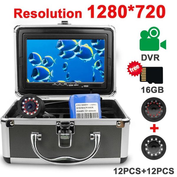 fish finder erchang fishing camera underwater video recording hd 1280*720p 12pcs infrared+12pcs white lamp for ice/sea
fish finder erchang fishing camera underwater video recording hd 1280*720p 12pcs infrared+12pcs white lamp for ice/sea