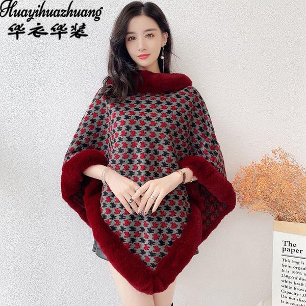 women's fur & faux fleece cape shawl short autumn and winter imitation fashion leopard print a version thick warm cloak coat, Black
women's fur & faux fleece cape shawl short autumn and winter imitation fashion leopard print a version thick warm cloak coat, Black