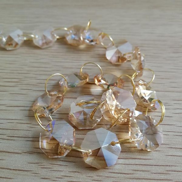 chandelier crystal bead chains 14mm champagne color 10 meters with golden steel round rings feng shui curtains beads filament
chandelier crystal bead chains 14mm champagne color 10 meters with golden steel round rings feng shui curtains beads filament