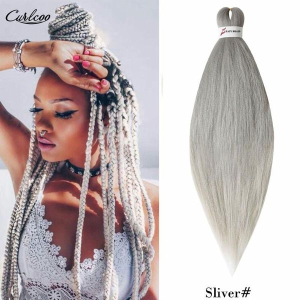 human ponytails 26"pre stretched mix colored easy braiding hair synthetic ombre crochet braid low temperature fiber yaki texture for wo, Black
human ponytails 26"pre stretched mix colored easy braiding hair synthetic ombre crochet braid low temperature fiber yaki texture for wo, Black