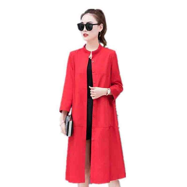 women's trench coats 2021 spring long coat women fashion classic single-breasted thin windbreaker casual plus size outerwear, Tan;black
women's trench coats 2021 spring long coat women fashion classic single-breasted thin windbreaker casual plus size outerwear, Tan;black