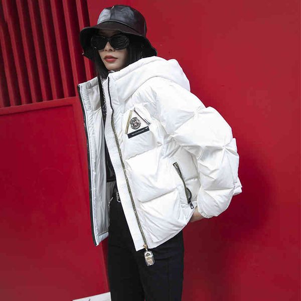 women's down & parkas tuogu chao brand women's clothes winter european pure color bread fashion bright face hooded down jacket wom, Black
women's down & parkas tuogu chao brand women's clothes winter european pure color bread fashion bright face hooded down jacket wom, Black