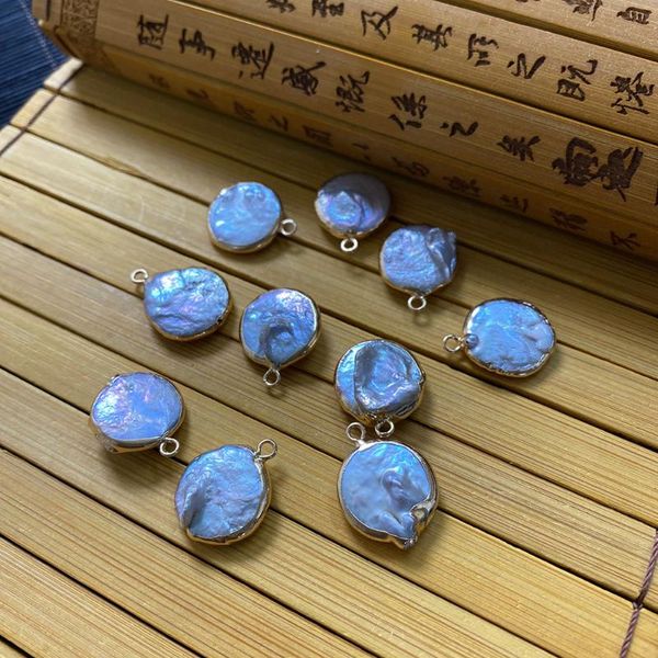 charms natural freshwater pearl white pendant irregular round shape gold edge can be diy creation charm jewelry decoration wholesale, Bronze;silver
charms natural freshwater pearl white pendant irregular round shape gold edge can be diy creation charm jewelry decoration wholesale, Bronze;silver